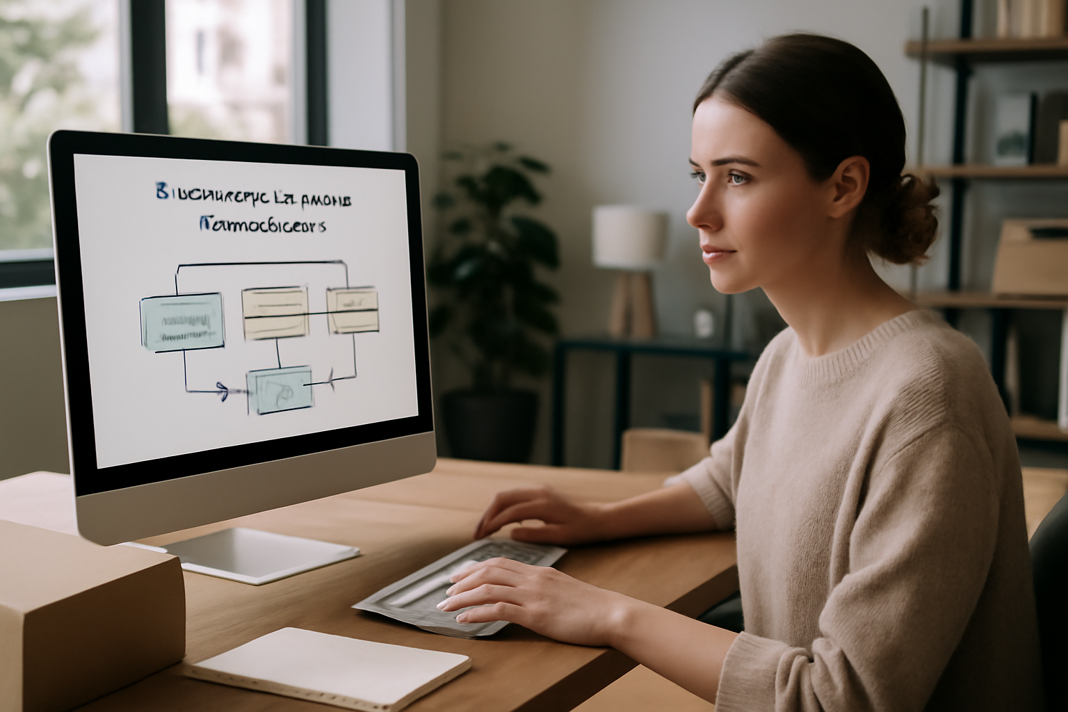 Illustration de l'automatisation des retours clients dans une boutique en ligne avec des intégrations API.