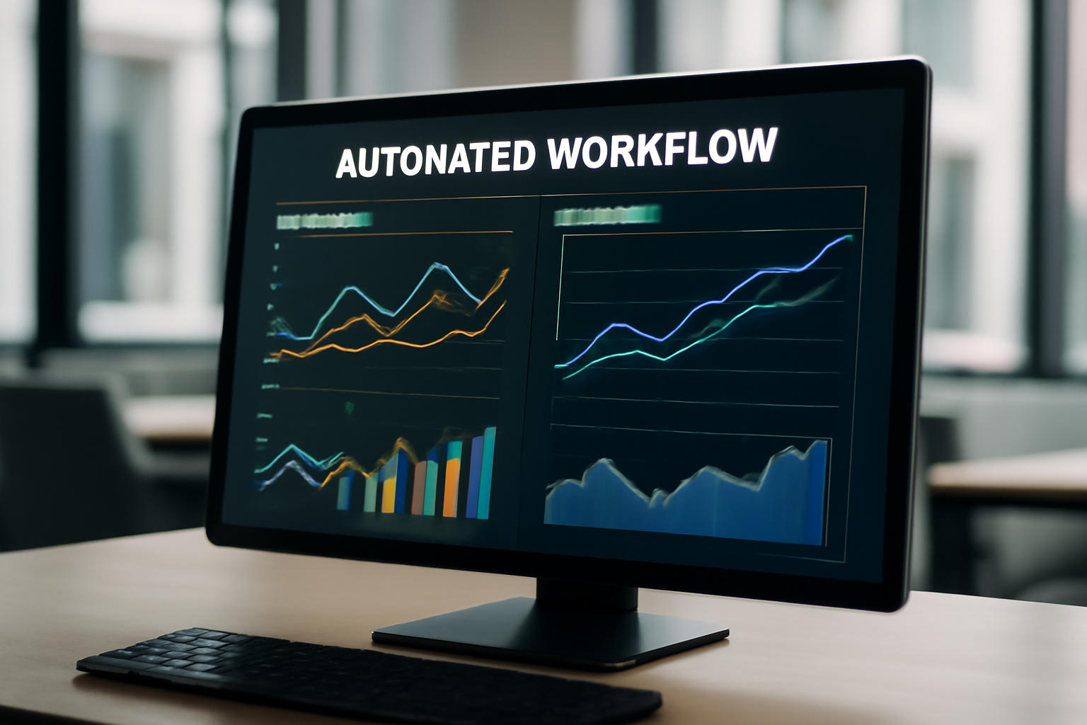Interface de workflow automatisé avec n8n affichant des données de ventes saisonnières et des modèles de prévision IA