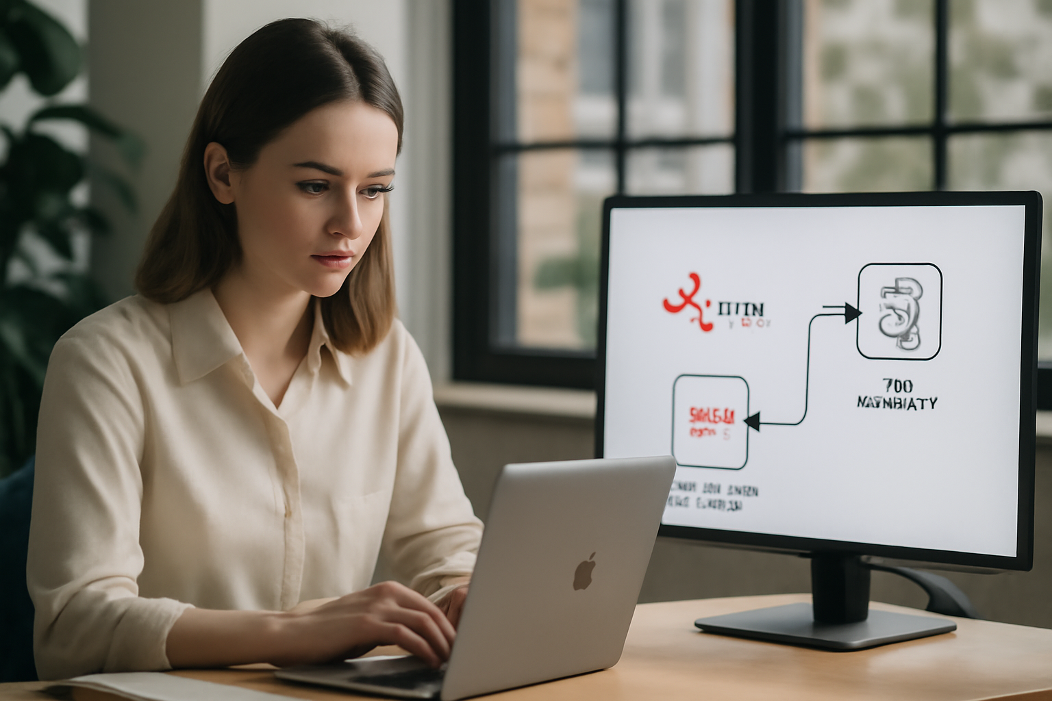 Illustration de l'automatisation de la prédiction des ventes saisonnières à l'aide de n8n et intelligence artificielle dans un environnement de travail numérique.